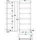 Купить Электрический полотенцесушитель Margaroli Sole 542-6 BOX 5424706OBNB Бронза в магазине сантехники Santeh-Crystal.ru