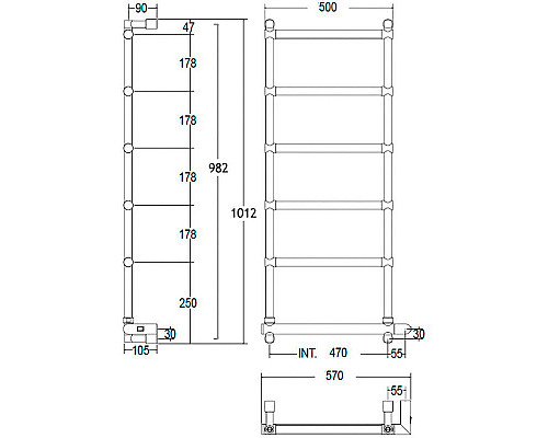 Santeh-Crystal.ru: Электрический полотенцесушитель Margaroli Sole 542-6 BOX 5424706GONB Золото Приобрести Электрический полотенцесушитель Margaroli Sole 542-6 BOX 5424706GONB Золото в магазине сантехники Santeh-Crystal.ru