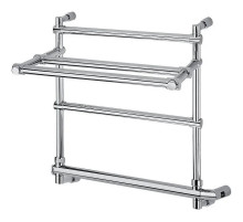 Электрический полотенцесушитель Margaroli Sole 554-3 BOX 5544703CRPB с полкой Хром