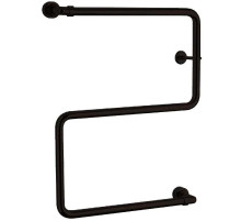 Водяной полотенцесушитель Margaroli Vento 408S610MB Черный матовый