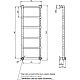 Заказать Электрический полотенцесушитель Migliore Edera 126x48 L 20300 Золото в магазине сантехники Santeh-Crystal.ru