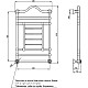 Приобрести Электрический полотенцесушитель Migliore Edward 107x68 L 20313 Золото в магазине сантехники Santeh-Crystal.ru