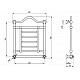 Купить Электрический полотенцесушитель Migliore Edward 85x68 R 22635 Золото в магазине сантехники Santeh-Crystal.ru