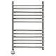 Купить Электрический полотенцесушитель Point Альфа PN05158SPE П11 500x800 с полкой левый/правый Хром в магазине сантехники Santeh-Crystal.ru