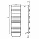 Заказать Электрический полотенцесушитель Point Альфа PN05152SE П18 500x1200 левый/правый Хром в магазине сантехники Santeh-Crystal.ru