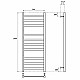 Купить Водяной полотенцесушитель Point Меркурий PN83150 П10 500x1000 Хром в магазине сантехники Santeh-Crystal.ru