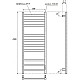 Приобрести Электрический полотенцесушитель Point Меркурий PN83850B П10 500x1000 диммер справа Черный в магазине сантехники Santeh-Crystal.ru