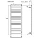Заказать Электрический полотенцесушитель Point Меркурий PN83850W П10 500x1000 диммер справа Белый в магазине сантехники Santeh-Crystal.ru