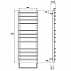 Купить Водяной полотенцесушитель Point Нептун PN09152 П12 500x1200 Хром в магазине сантехники Santeh-Crystal.ru