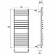 Заказать Водяной полотенцесушитель Point Нептун Премиум PN09150S П15 500x1000 Хром в магазине сантехники Santeh-Crystal.ru