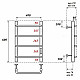 Купить Электрический полотенцесушитель Point Ника PN08846 П4 400x600 диммер справа Хром в магазине сантехники Santeh-Crystal.ru