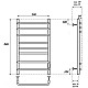 Заказать Электрический полотенцесушитель Point Сатурн PN90858W П8 500x800 диммер справа Белый в магазине сантехники Santeh-Crystal.ru