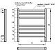 Приобрести Электрический полотенцесушитель Point Вега PN71856 П7 500x600 диммер справа Хром в магазине сантехники Santeh-Crystal.ru