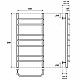 Купить Водяной полотенцесушитель Point Венера PN07158 П7 500x800 Хром в магазине сантехники Santeh-Crystal.ru
