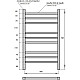 Заказать Электрический полотенцесушитель Point Веста Point PN70758W П9 500x800 диммер слева Белый в магазине сантехники Santeh-Crystal.ru