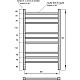 Купить Электрический полотенцесушитель Point Веста PN70758BR П9 500x800 диммер слева Бронза в магазине сантехники Santeh-Crystal.ru