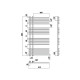 Заказать Водяной полотенцесушитель Ravak Style 50х100 X04000083650 Хром в магазине сантехники Santeh-Crystal.ru