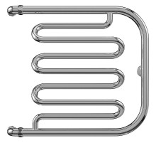 Водяной полотенцесушитель Terminus Фокстрот-Лиана 500x500 4620768880971 Хром