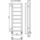 Приобрести Водяной полотенцесушитель Terminus Контур П8 300х900 4660059582443 Хром в магазине сантехники Santeh-Crystal.ru