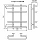 Заказать Водяной полотенцесушитель Terminus Сахара П4 500x596 4670030723178 Хром в магазине сантехники Santeh-Crystal.ru