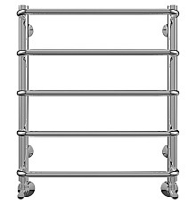 Водяной полотенцесушитель Terminus Стандарт П5 500x596 4670030725295 Хром