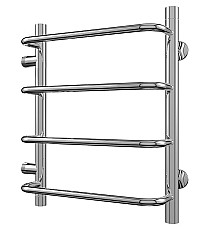 Водяной полотенцесушитель Terminus Стандарт П4 400x496 4670030725271 Хром