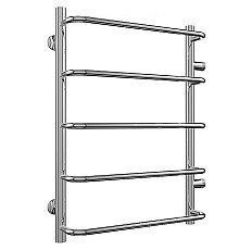Водяной полотенцесушитель Terminus Стандарт П5 500x696 4670030725301 Хром с боковым подключением