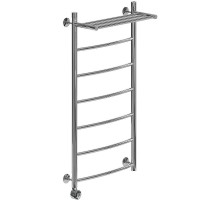 Электрический полотенцесушитель Ника Arc ЛД ВП 100/40 с полкой Хром