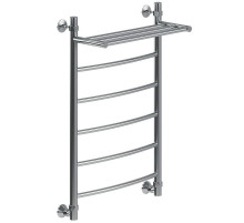 Водяной полотенцесушитель Ника Arc ЛД ВП 80/50 с полкой Хром