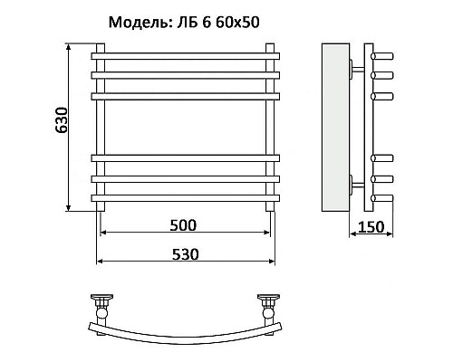 Santeh-Crystal.ru: Водяной полотенцесушитель Ника Bamboo ЛБ 6 60/50 Хром Заказать Водяной полотенцесушитель Ника Bamboo ЛБ 6 60/50 Хром в магазине сантехники Santeh-Crystal.ru