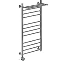 Электрический полотенцесушитель Ника Classic ЛП (Г2) ВП 100/50 с полкой Хром