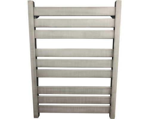 Купить Водяной полотенцесушитель Ника Modern ЛМ 7 80x50 Matt Antique Silver 9 перекладин в магазине сантехники Santeh-Crystal.ru