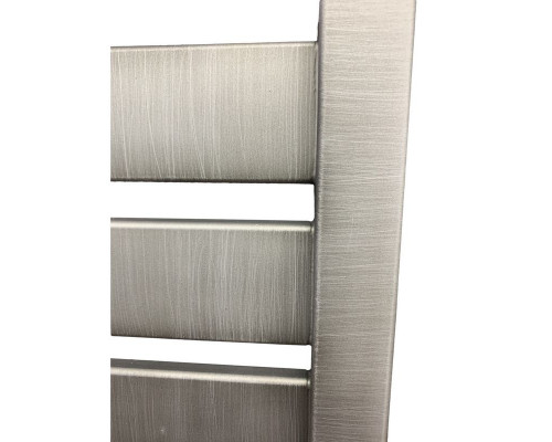 Купить Водяной полотенцесушитель Ника Modern ЛМ 7 80x50 Matt Antique Silver 9 перекладин в магазине сантехники Santeh-Crystal.ru