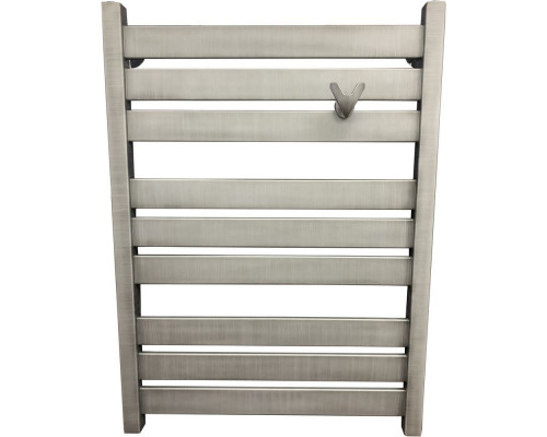 Купить Водяной полотенцесушитель Ника Modern ЛМ 7 80x50 Matt Antique Silver 9 перекладин в магазине сантехники Santeh-Crystal.ru