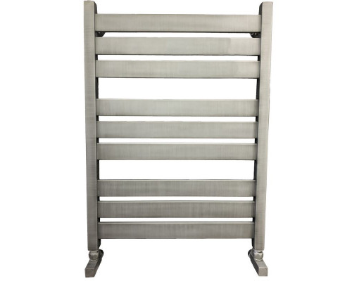 Купить Водяной полотенцесушитель Ника Modern ЛМ 7 80x50 Matt Antique Silver 9 перекладин в магазине сантехники Santeh-Crystal.ru