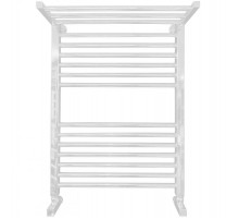 Водяной полотенцесушитель Ника Modern ЛМ 3 80x50 с полкой Белый 16 перекладин