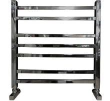 Водяной полотенцесушитель Ника Modern ЛМ 5 60x40 с вентилями Хром 7 перекладин