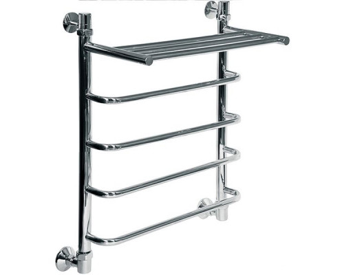 Заказать Водяной полотенцесушитель Ника Quadro Л90/ВП 60x60 с полкой Хром в магазине сантехники Santeh-Crystal.ru