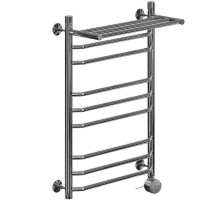 Электрический полотенцесушитель Ника Trapezium ЛТ (Г2) ВП 80/60 с полкой Хром