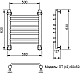 Купить Водяной полотенцесушитель Ника Trapezium ЛТ (Г2) 60/50 Хром в магазине сантехники Santeh-Crystal.ru