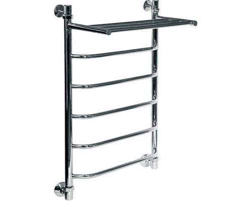 Приобрести Водяной полотенцесушитель Ника Trapezium ЛТ/ВП 80x50 с полкой Хром в магазине сантехники Santeh-Crystal.ru