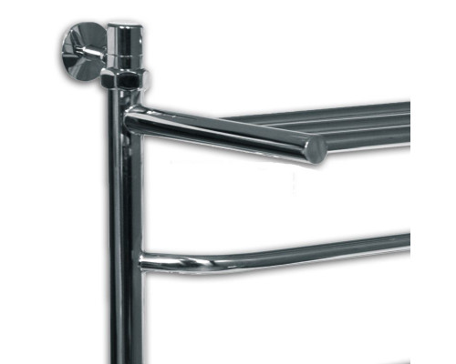 Приобрести Водяной полотенцесушитель Ника Trapezium ЛТ/ВП 80x50 с полкой Хром в магазине сантехники Santeh-Crystal.ru