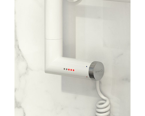 Приобрести Электрический полотенцесушитель Сунержа Богема 2.0 1200x400 L 12-5206-1240 с полкой Белый в магазине сантехники Santeh-Crystal.ru