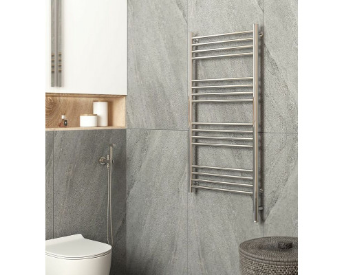 Купить Электрический полотенцесушитель Сунержа Богема 3.0 1000x500 R 00-5803-1050 Хром в магазине сантехники Santeh-Crystal.ru