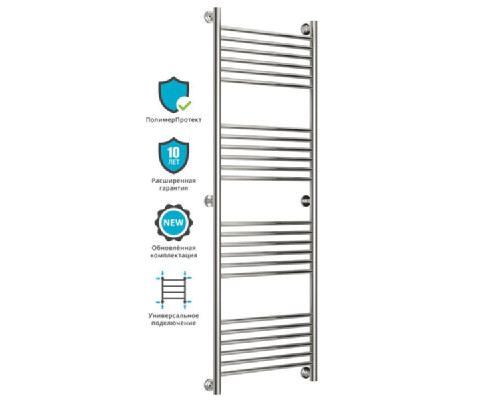 Купить Водяной полотенцесушитель Сунержа Богема прямая 1500х500 Хром в магазине сантехники Santeh-Crystal.ru