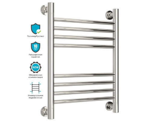 Купить Водяной полотенцесушитель Сунержа Богема прямая 500х400 Хром в магазине сантехники Santeh-Crystal.ru