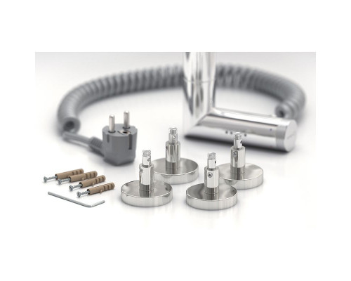 Купить Электрический полотенцесушитель Сунержа Элегия 2.0 1000x400 L 00-5218-1040 Хром в магазине сантехники Santeh-Crystal.ru