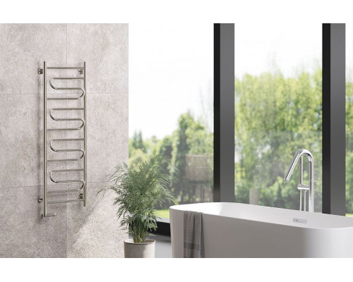 Купить Электрический полотенцесушитель Сунержа Элегия 2.0 1200x400 L 00-5218-1240 Хром в магазине сантехники Santeh-Crystal.ru