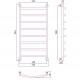 Заказать Водяной полотенцесушитель Сунержа Галант+ 1000х500 00-0200-1050 Хром в магазине сантехники Santeh-Crystal.ru
