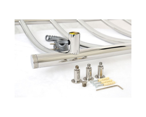 Купить Электрический полотенцесушитель Сунержа Галант 4.0 1200x500 R 00-0831-1250 Хром в магазине сантехники Santeh-Crystal.ru